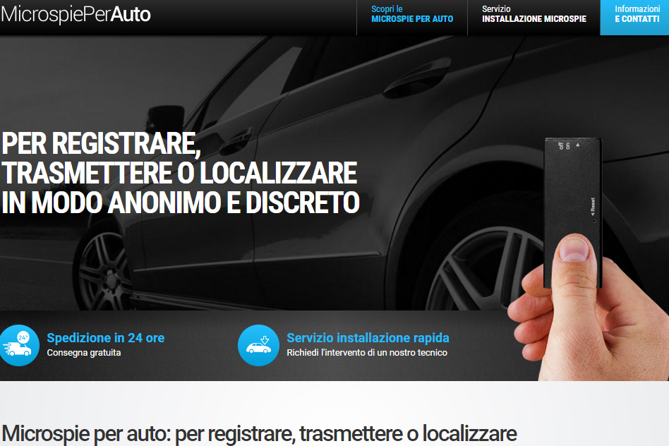 microspie per auto